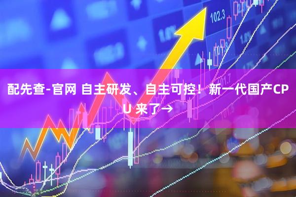配先查-官网 自主研发、自主可控！新一代国产CPU 来了→